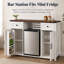 Bar Olmsted Farmhouse avec mini prise de courant pour réfrigérateur et supports de rangement-948889648