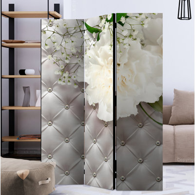 Catelyn 172 cm H Solid Wood Folding Room Divider