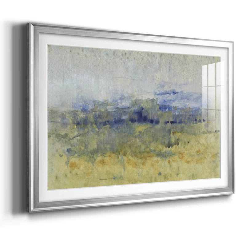 Cadre ouvert Open II avec cadre encadré et biseauté mat et verre, Argent, H 27 po x l 39 po x P 1,5 po