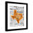 Odio State Your Name Texas' Framed Textual Art