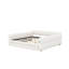 Très grand lit plateforme tapissier avec 2 tiroirs de rangement et ports USB, canapé-lit en laine d'agneau-1239005990