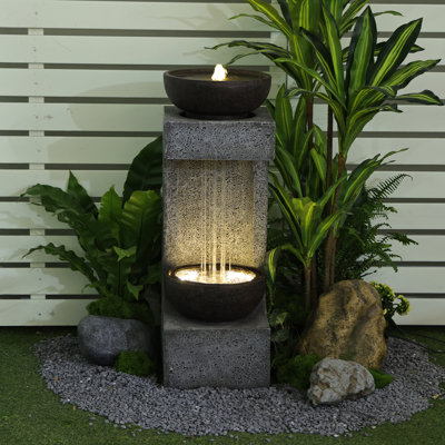 Isaura Handcrafted Weather Resistant Floor Fountain