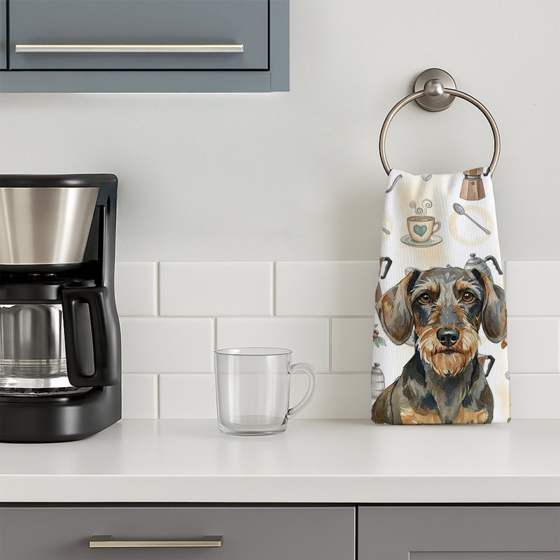 Serviette de cuisine Wirehaired Wild Boar Dachshund, Wirehaired Wild Boar Dachshund