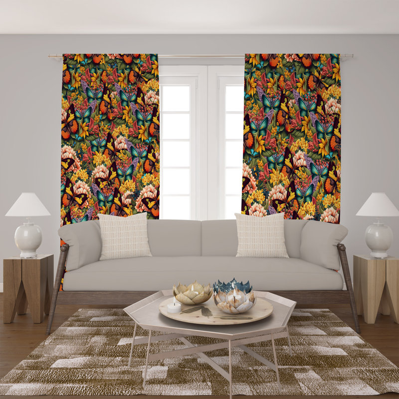 Nwaba Room Darkening Curtain Pair
