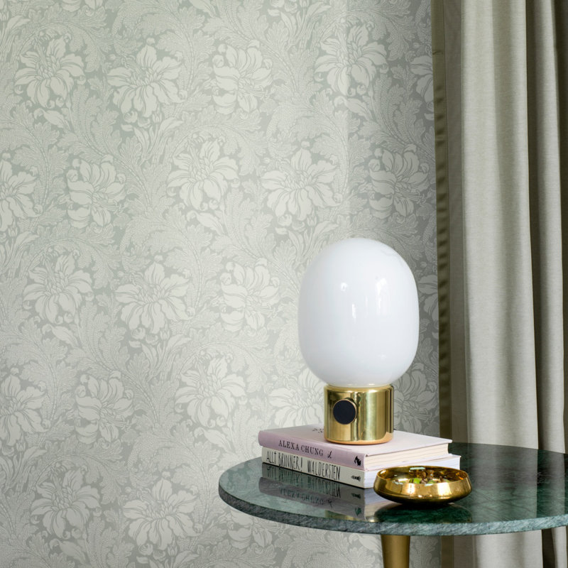 Boråstapeter Acanthus Garden Wallpaper, Light Green