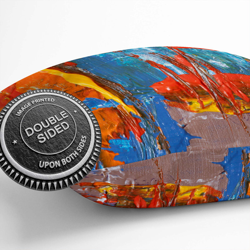 Abstract Square Throw Cushion, 40 x 40 cm