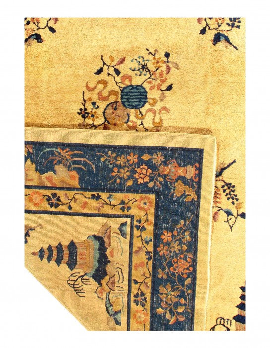 Tapis en laine d'agneau unique 6 pi 1 po x 8 pi 8 po Yoxall