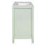 Meuble-lavabo avec double comptoir, rangement pour la salle de bain avec huit tiroirs et quatre portes à fermeture en douceur, meuble-lavabo pour l'organisation