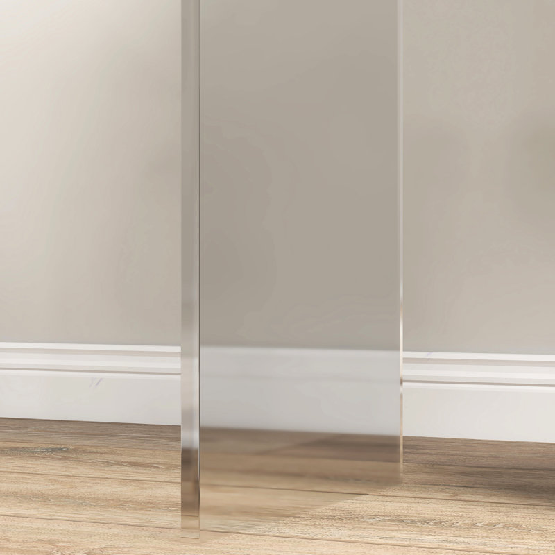 Bureau d'appoint rectangulaire en acrylique de 21 po de long - transparent, polyvalent et rectangulaire