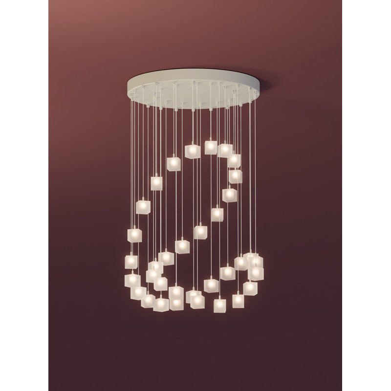 Loci Chandelier, White