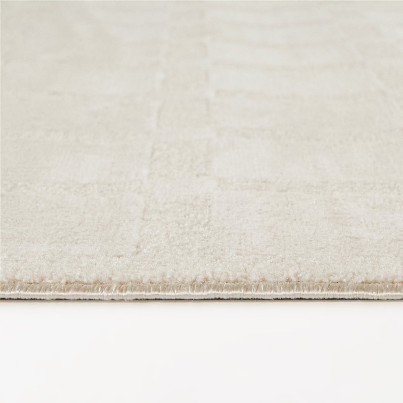 Tapis scandinave Plensa, Crème, 5 pi 3 po x 7 pi