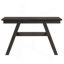 Ensemble de table de salle à manger 6 pièces à hauteur de comptoir en bois avec tablette de rangement, ensemble de table de cuisine avec banc et 4 chaises, style rustique-1192619445