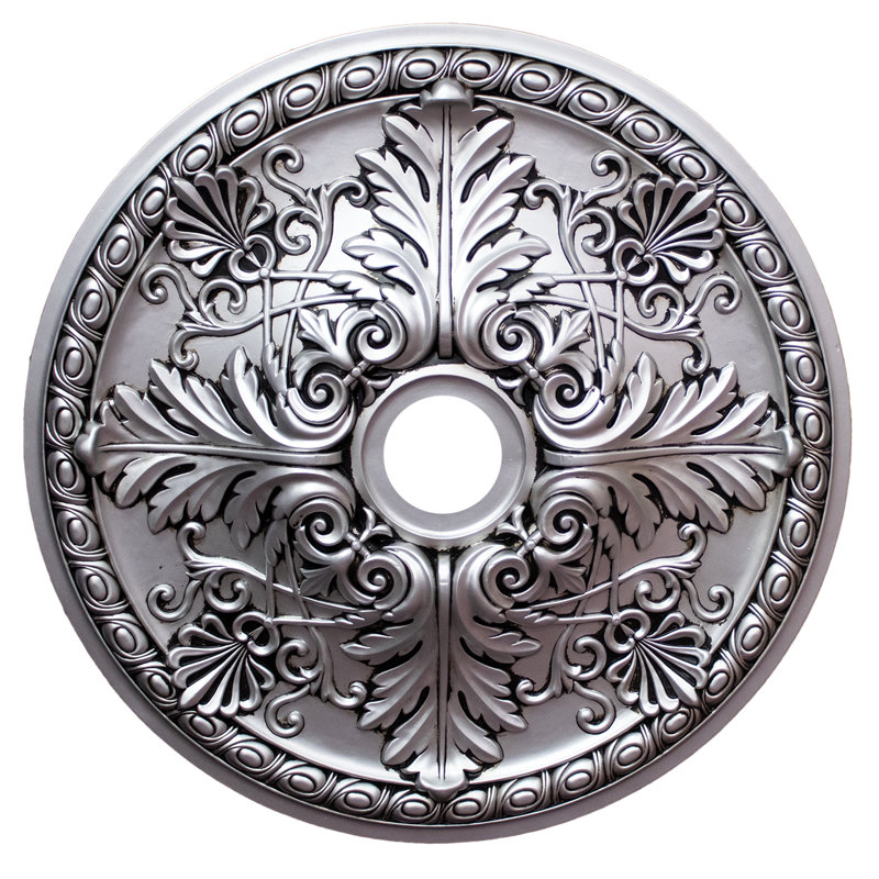 Regular Ceiling Medallion, Silver