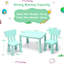 Lon Kids 3 Piece Rectangular Play Or Activity Table and Chair Set-580589985