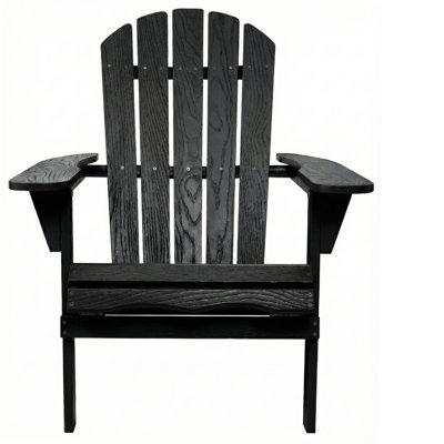 Fauteuil de patio en bois massif pour l'extérieur