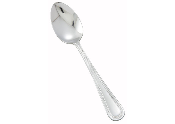 Dots Stainless-Steel Teaspoon, Heavyweight, 7" (12 Pack)