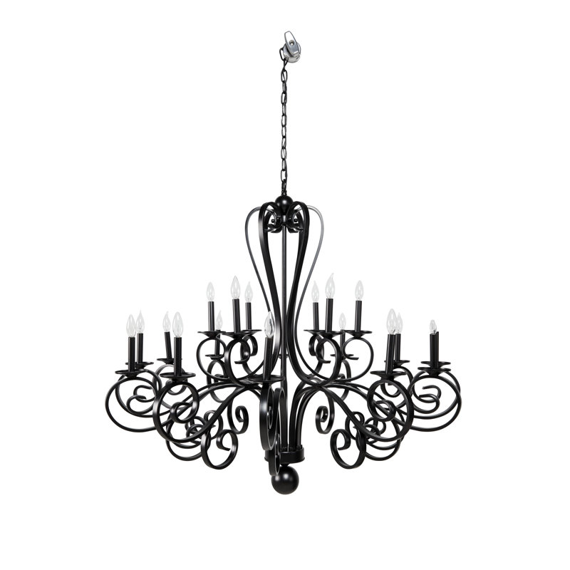 Lustre à niveaux 18 lumières Anylah