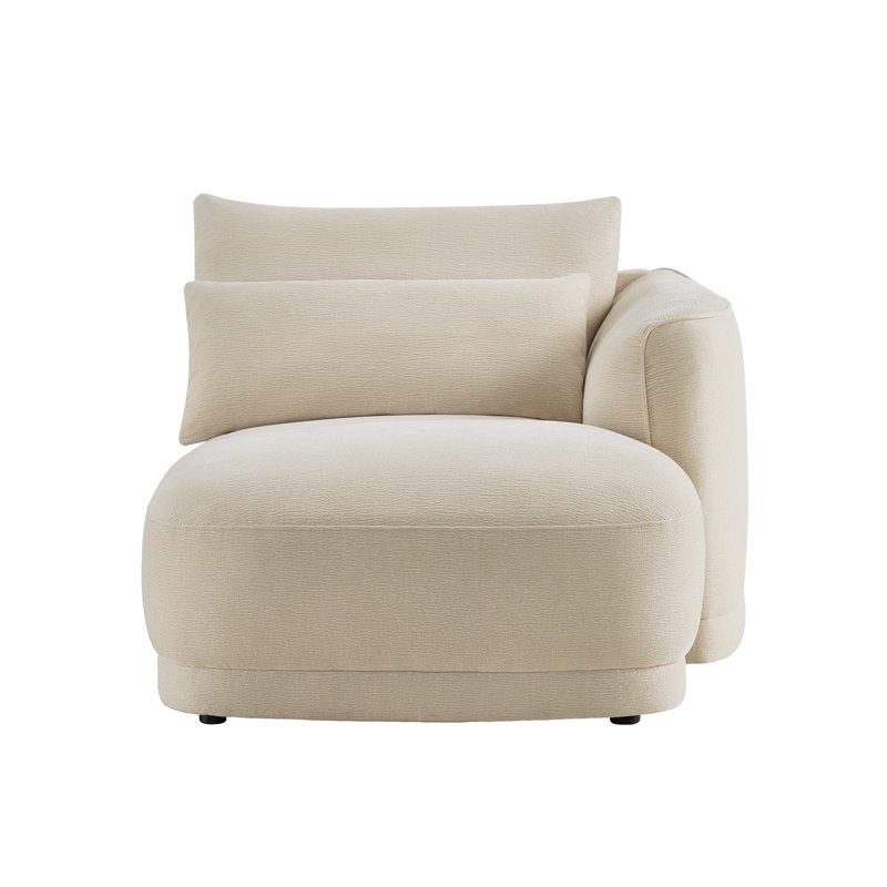 Chaise avec accoudoir à droite, Lin lin