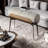 100% Linen Upholstered Bench-100355614