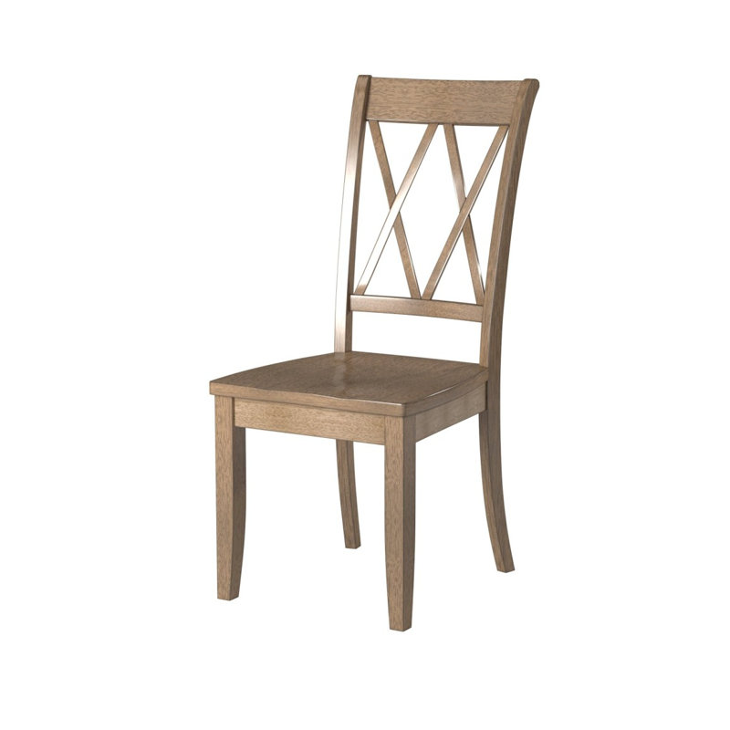 Ensemble de 2 chaises d'appoint Casual, Brun