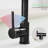 Oil-Rubbed Bronze Kitchen Sink Faucet Pull Down , Single Handle Lever, 360 Degree Rotatable, Ceramic Filler, Modern Fixture With In Bronze, Spin, Equipment