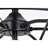 26 Inch Industrial-Contemporary Style Matte Black Oil-Rubbed Finish Ceiling Lighted Fan with Remote