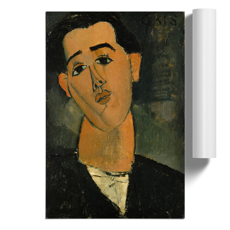 Juan Gris by Amedeo Modigliani - Frameless Print, 59cm H x 42cm W x 0.1cm D