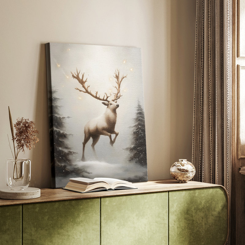 Art des Fêtes de Noël - série 2-CVII - galerie Cavas sur mesure, H 48 po x l 32 po