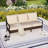 74.8" Outdoor Patio Sofa With Cushions