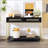 Console Table With Two Drawers-378987006
