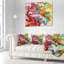 Coussin décoratif floral et coussin décoratif à motif-29598337-29598340