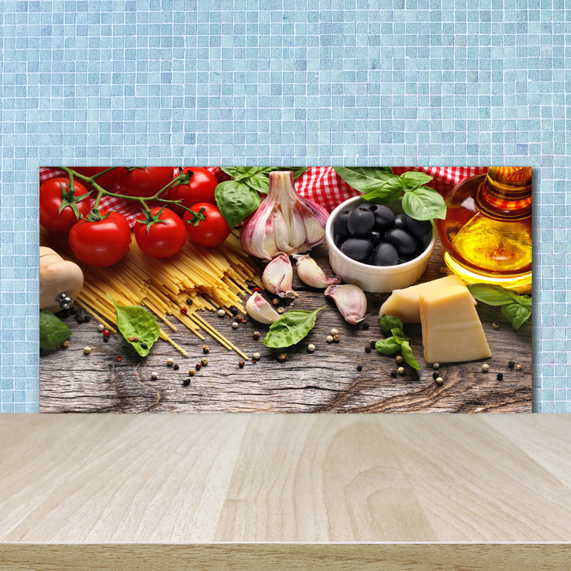 Aliee 50cm W x 100cm L Glass Peel and Stick Panel