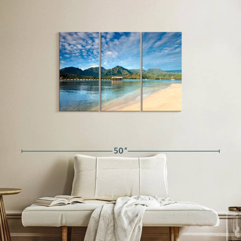 Gillard Heavenly Bay Hanalei, H 24 po x l 38 po