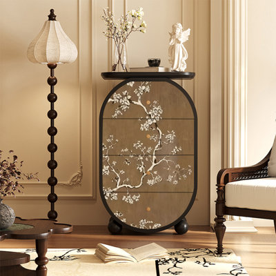 French retro entrance cabinet and chest of drawers
