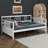 Full Size Daybed Frame, Wood Day Bed Frame, Sofa Bed For Living Room, No Box Spring Needed-286935714