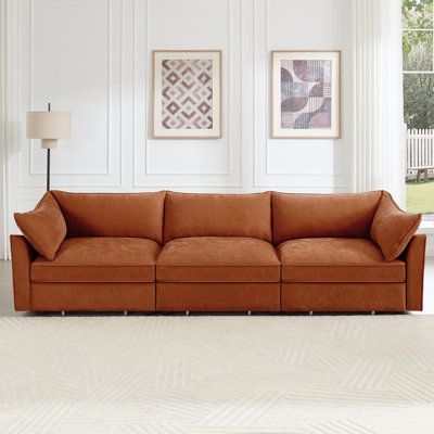 Canapé modulaire en chenille
