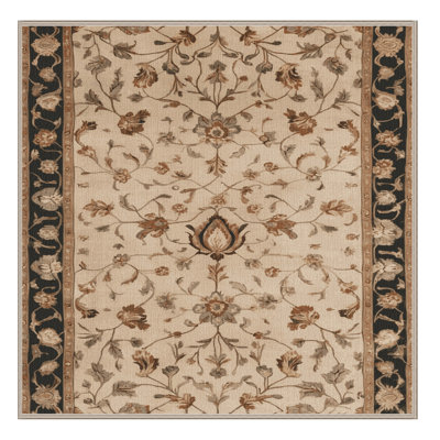 Machine Washable Persian Brown Area Rug