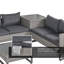 Franchesska 4-Seater Lounge Set Made of Poly Rattan with Cushions