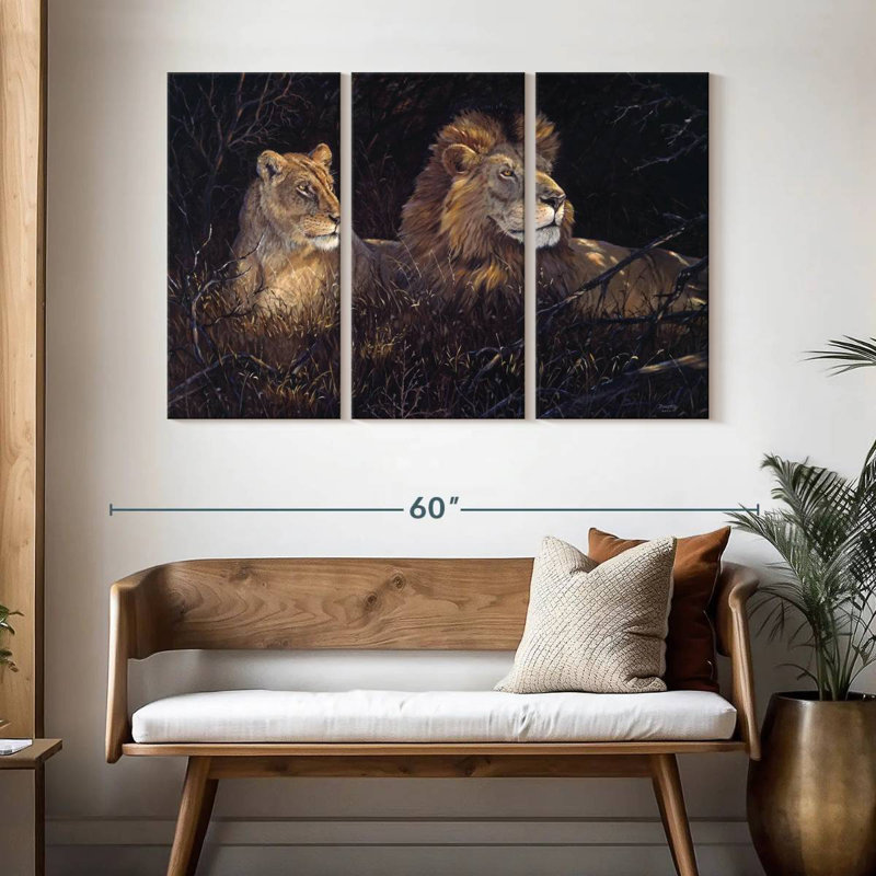Brampt In Deep Shadows, 32" H x 50" W