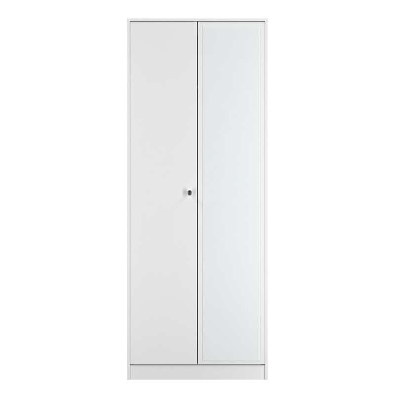 Bhargavi Manufactured Wood Wardrobe, White Matt