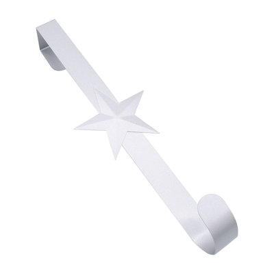 TRIXES Star Wreath Hook – Christmas Decoration Accessory – Festive Essentials - Hanger