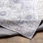 Tapis bleu / brun moyen encre lavable à la machine Heyward-1594989574