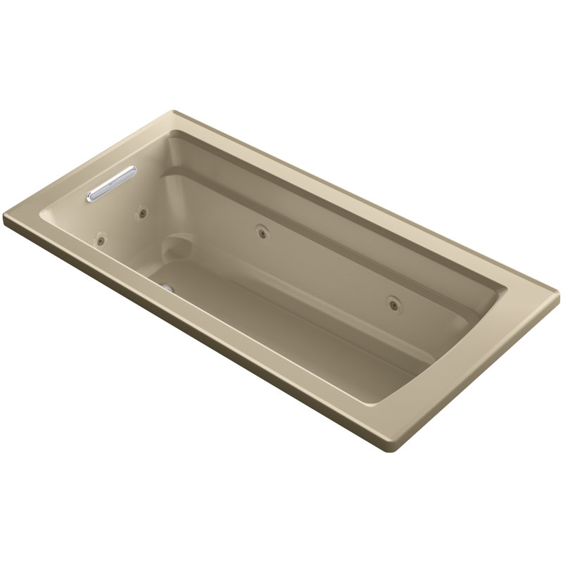 Archer 66" X 32" Drop-In Whirlpool, Mexican Sand