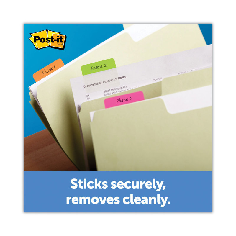 Paper File Tab Labels, 2" x 1 1/2"