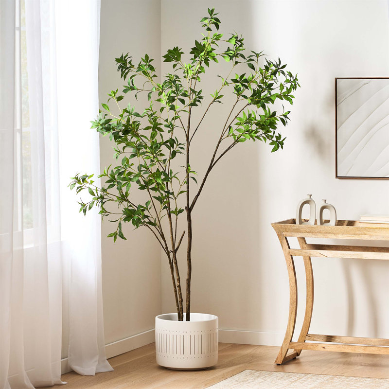 Superbe arbre de Pieris artificiel pour rehausser le décor de la maison avec une apparence réaliste et un entretien sans tracas