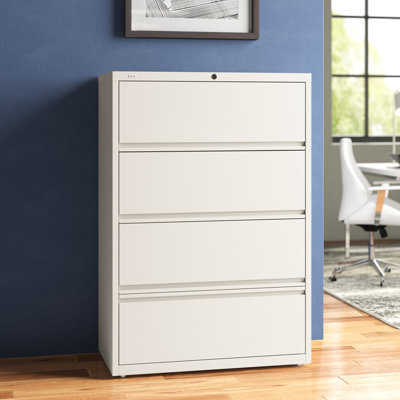 36'' Wide 4 -Drawer Steel File Cabinet