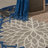 Ciann Floral Blue Multicolor Indoor / Outdoor Area Rug-1876704171