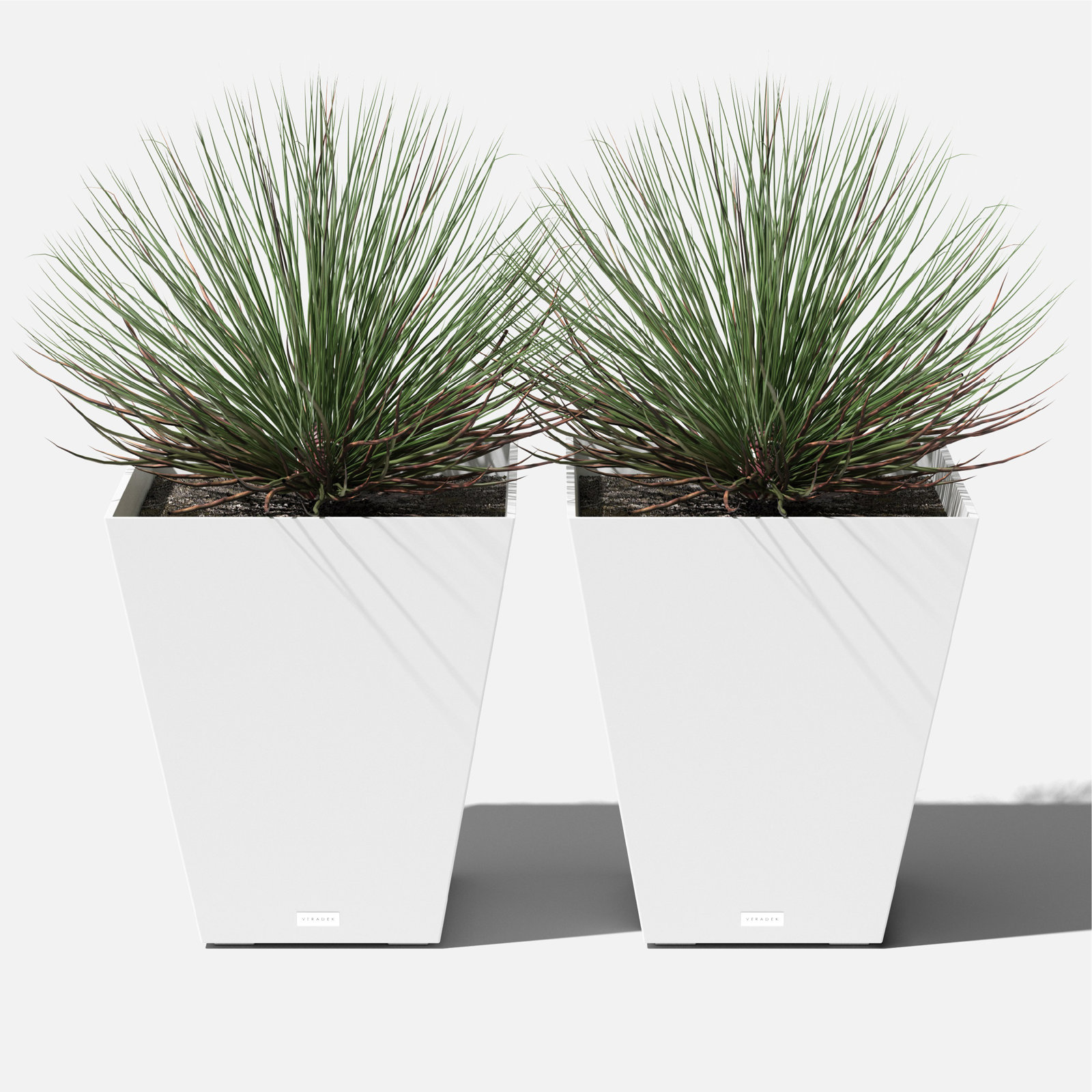 Pure Series Nobleton Planter, 22" H x 19" W x 19" D, 2, White