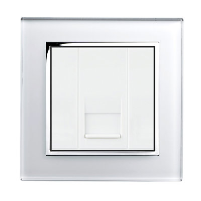 Crystal CT Telephone BT Slave Socket White