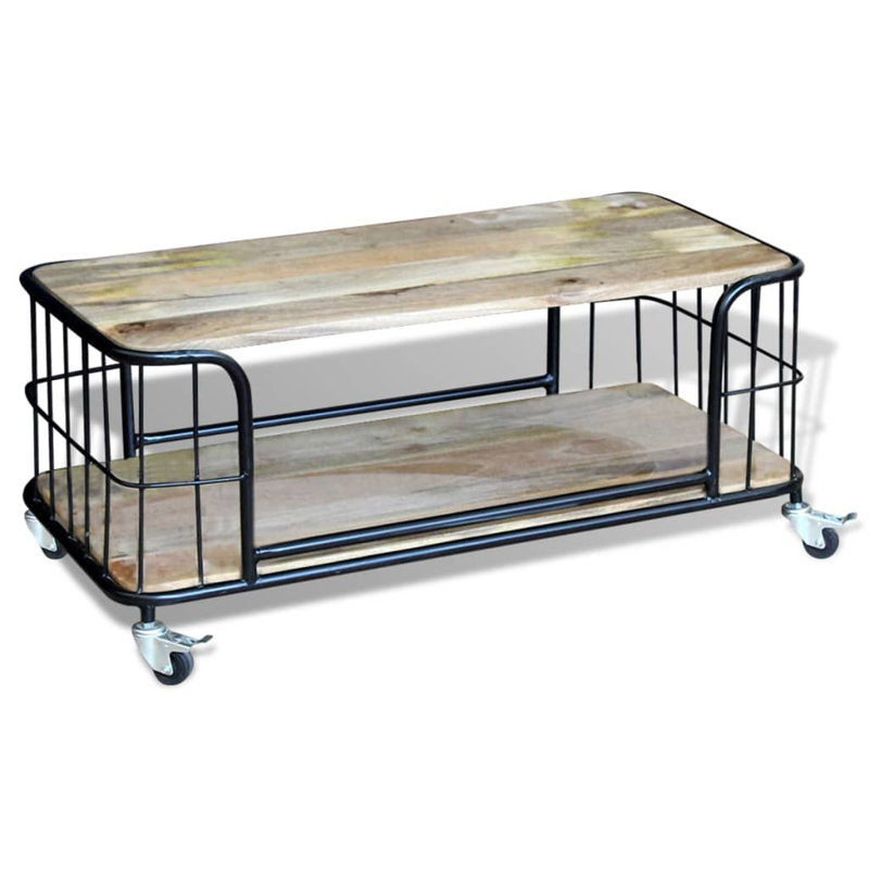 Frame Single Coffee Table with Storage